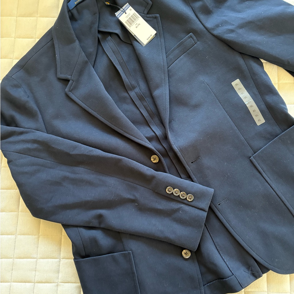 Ralph Lauren - Navy Blazer With Button Details